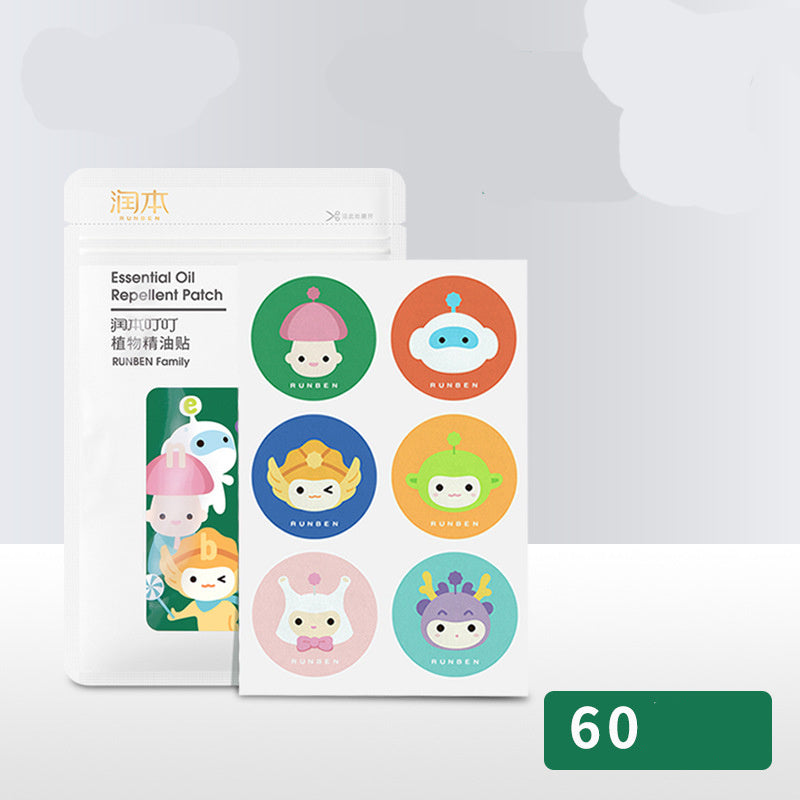Household mosquito repellent stickers