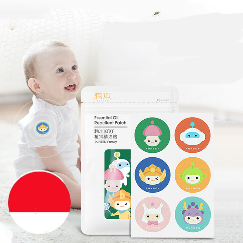 Household mosquito repellent stickers
