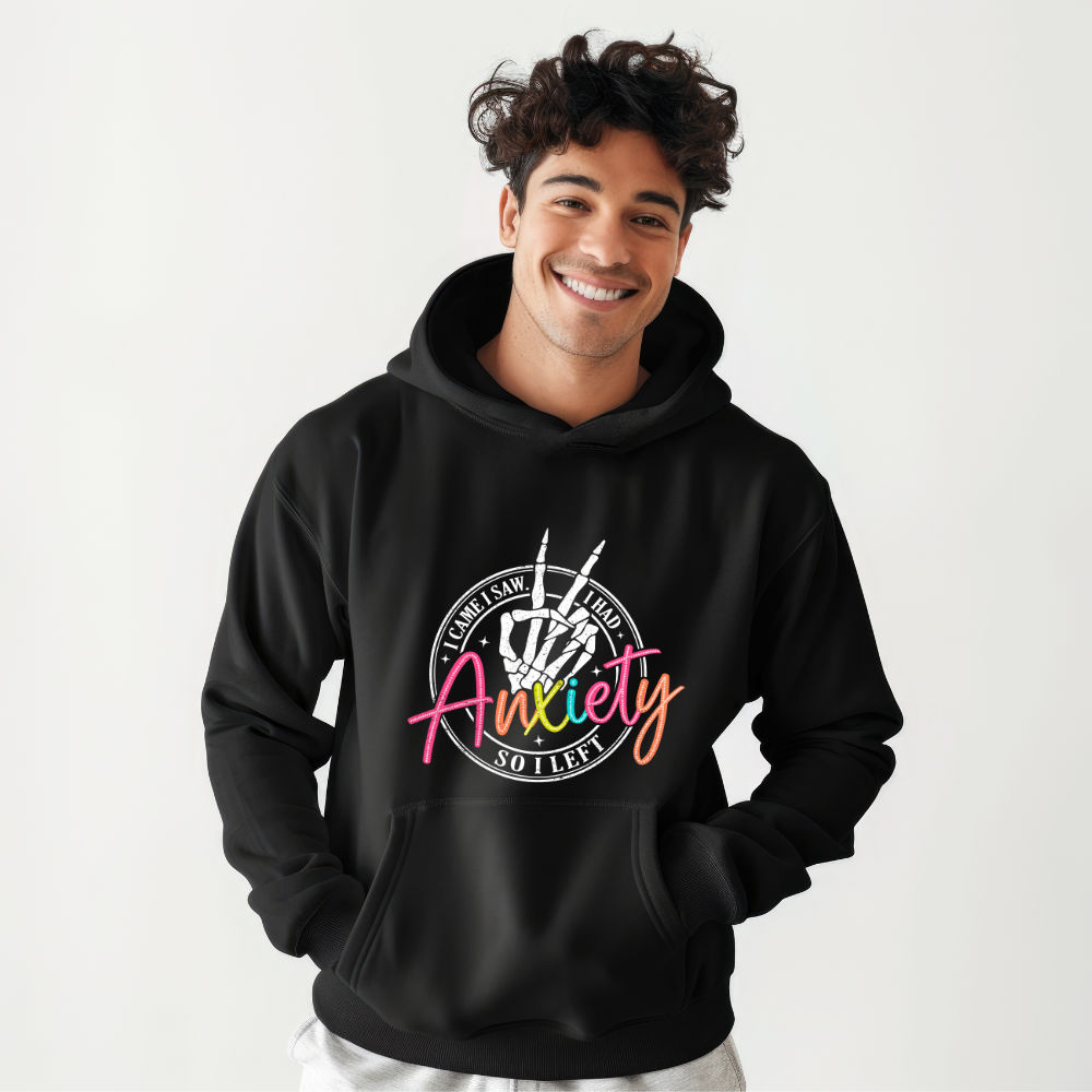 I came I saw In left crewneck