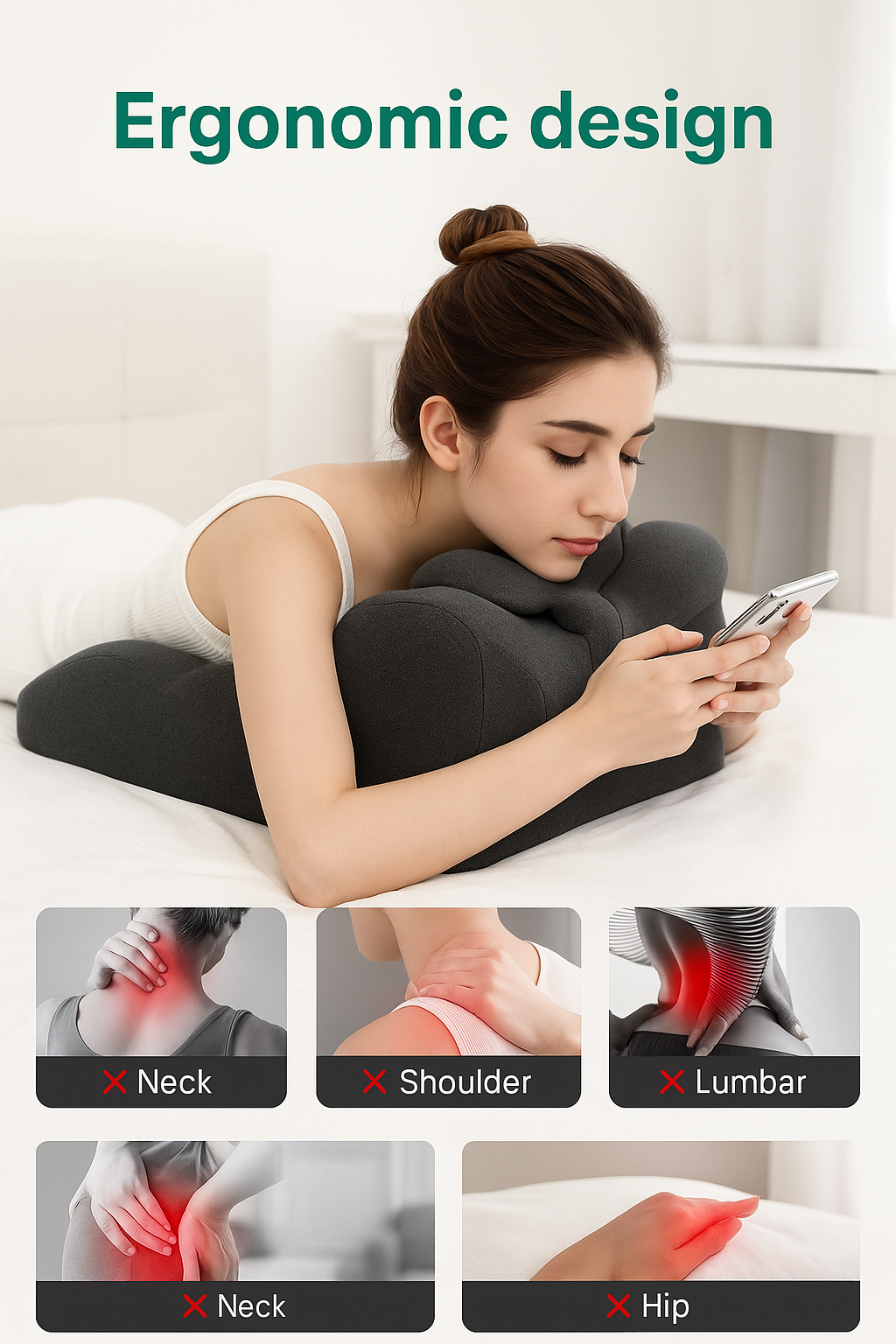Cozy Memory Foam Support Pillow