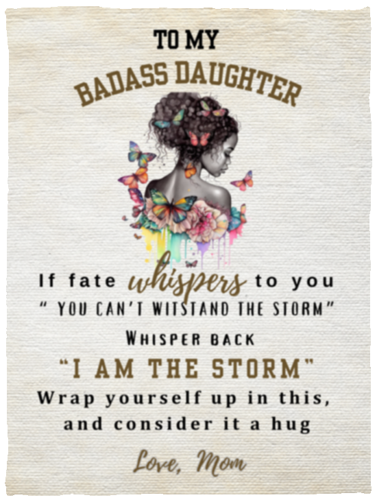 Badass Daughter Blanket
