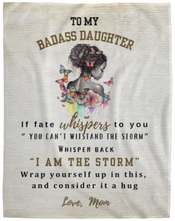 Badass Daughter Blanket