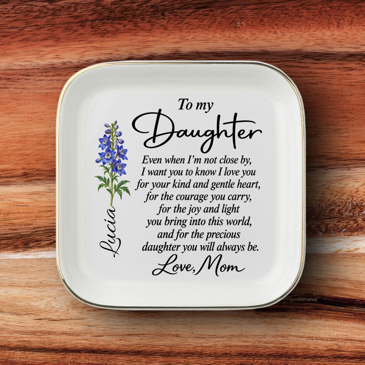 Personalized Jewelry Dish | My Baby Girl From Mom