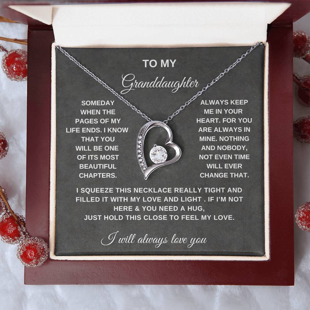 To My Granddaughter | Forever Love Necklace