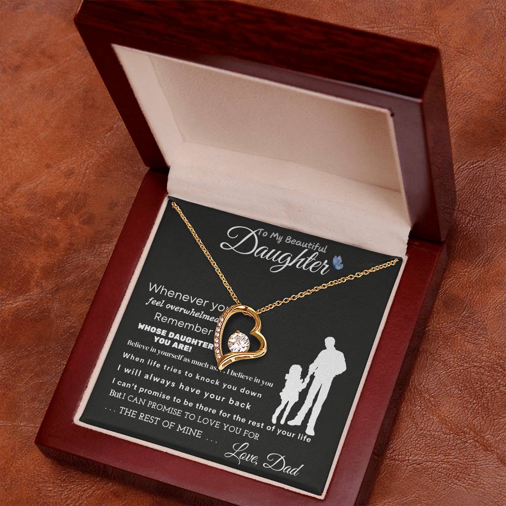 To My Beautiful Daughter | Love Knot Necklace | Perfect Daughter Gift
