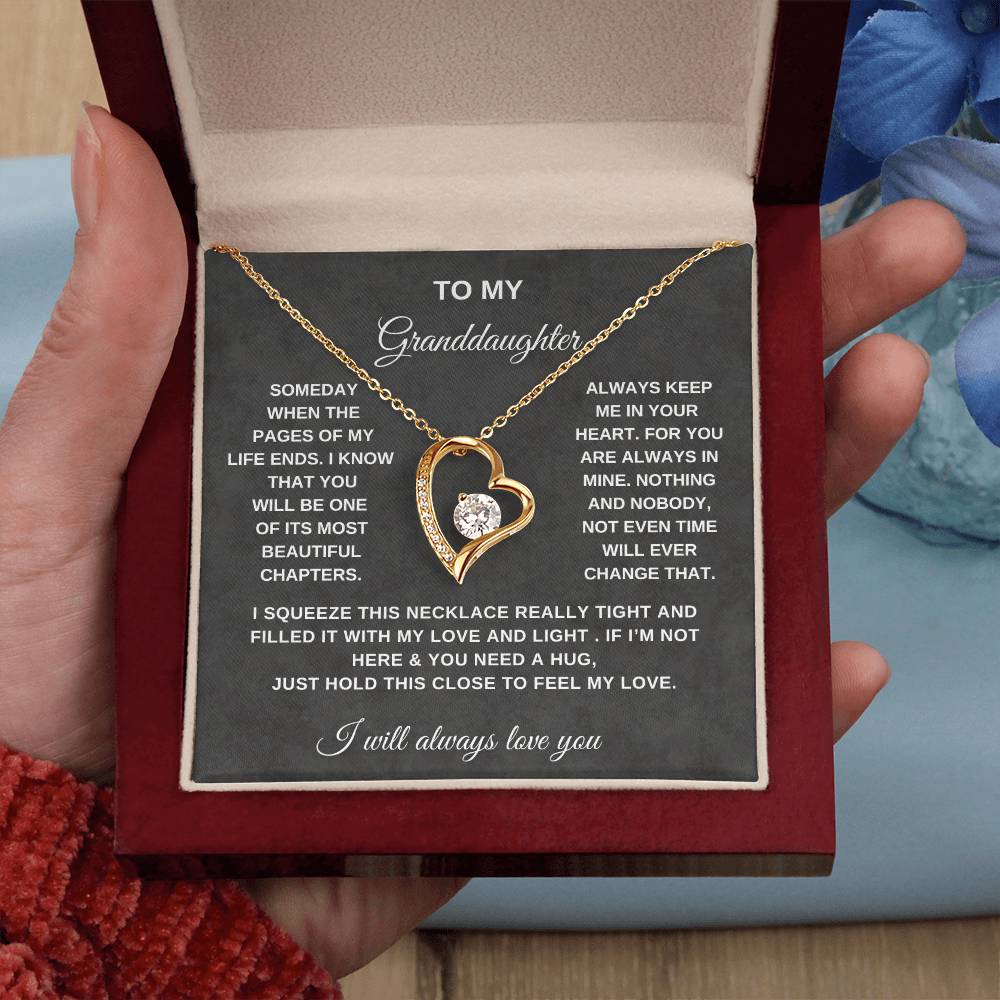 To My Granddaughter | Forever Love Necklace