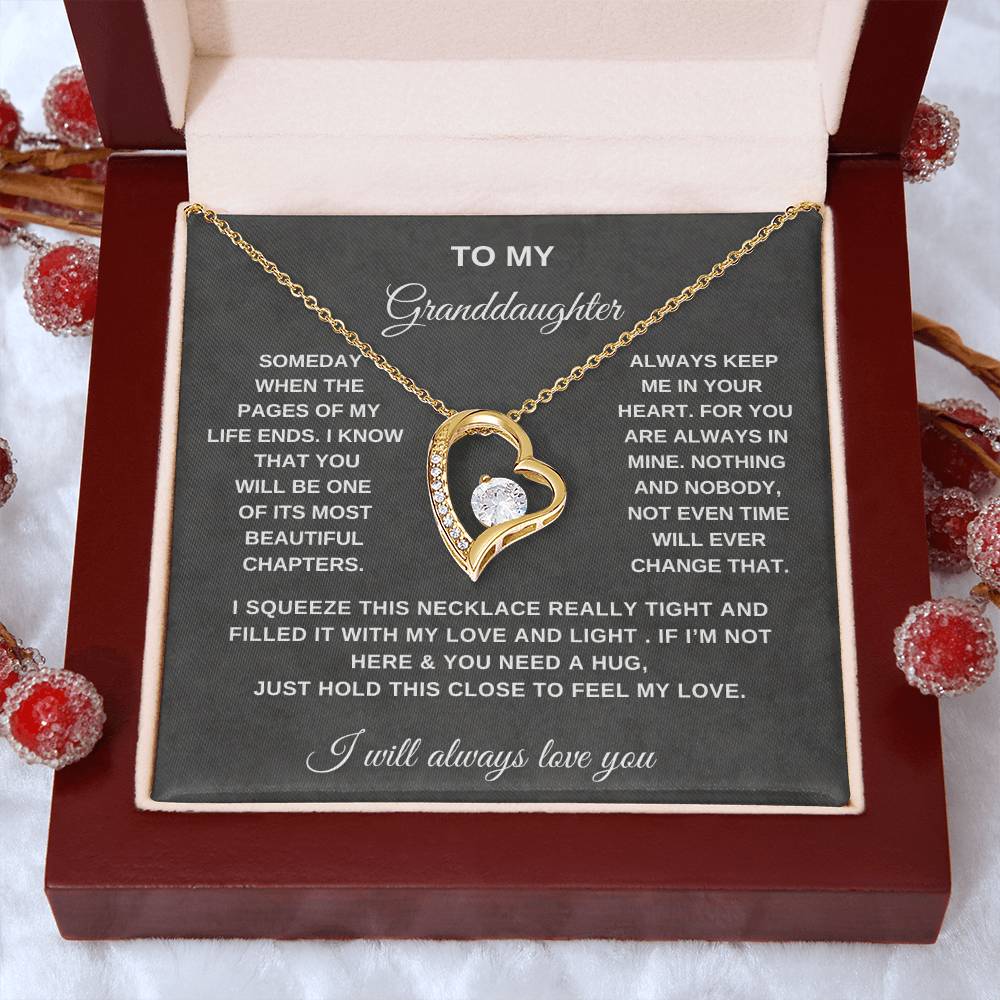 To My Granddaughter | Forever Love Necklace