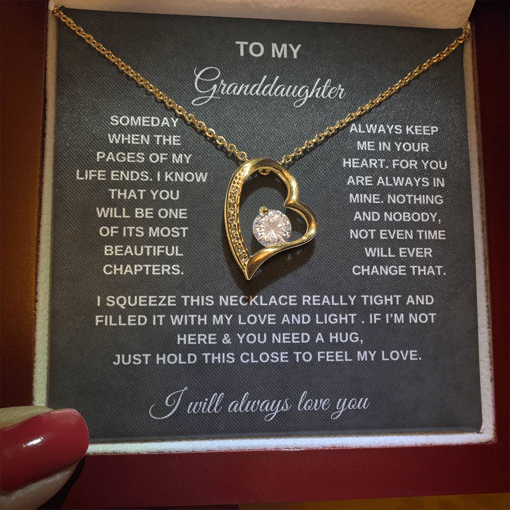 To My Granddaughter | Forever Love Necklace