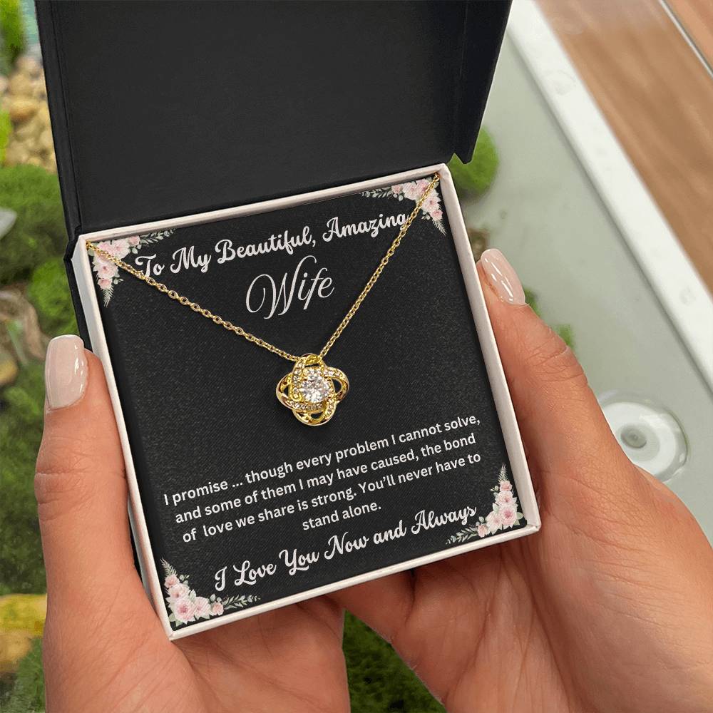 To My Beautiful , Amazing Wife Forever Love Necklace | Say You Love Her In This Special Way