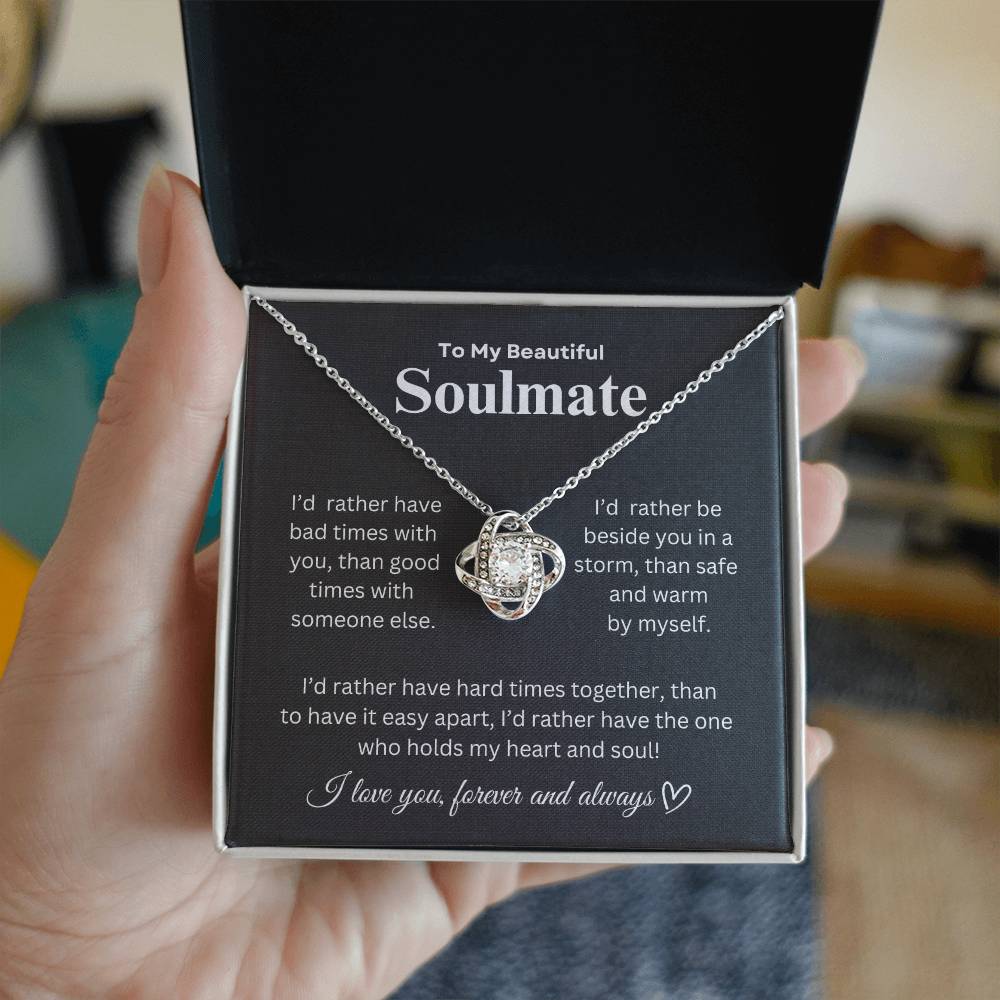 To My Beautiful Soulmate Necklace | The Perfect Holiday Gift