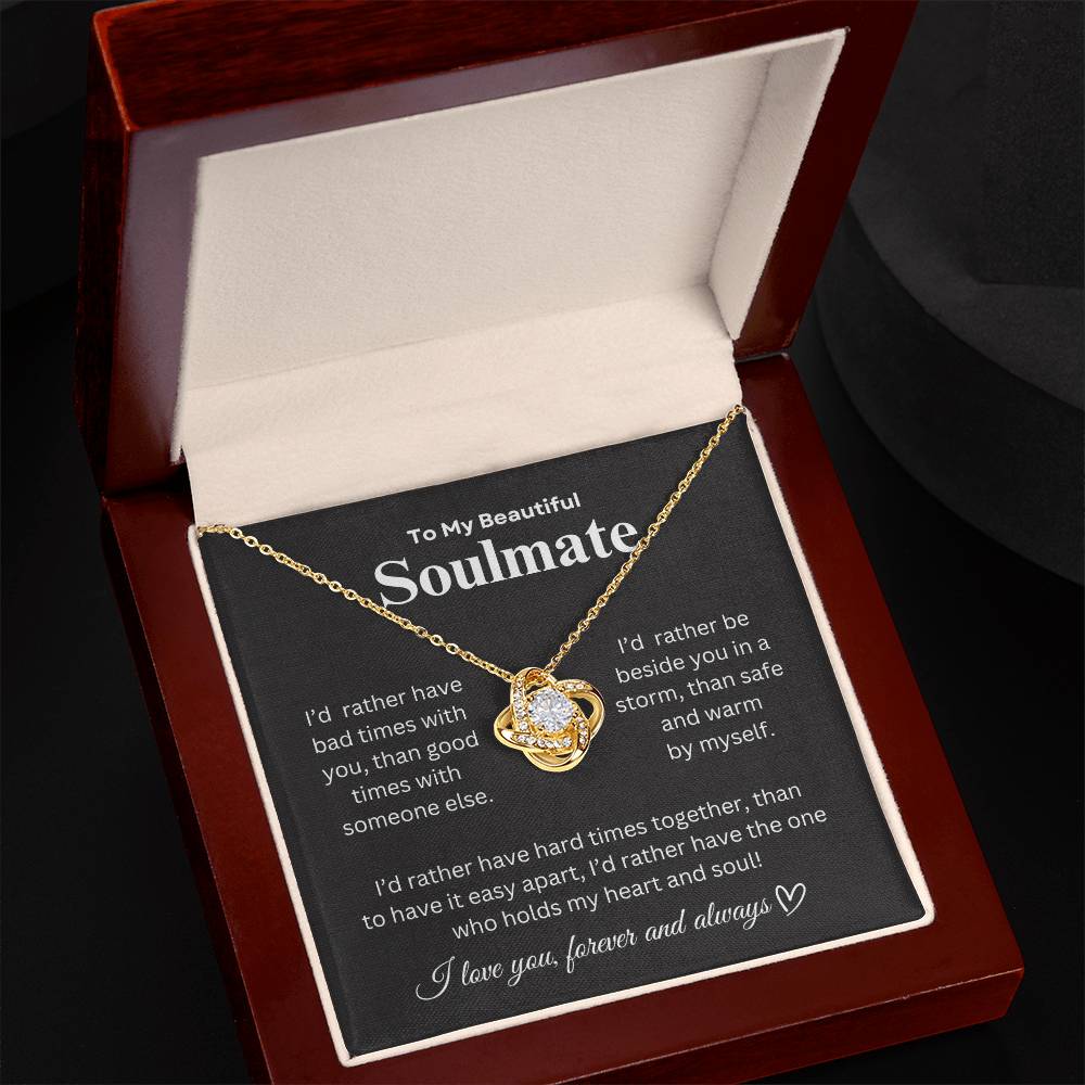 To My Beautiful Soulmate Necklace | The Perfect Holiday Gift