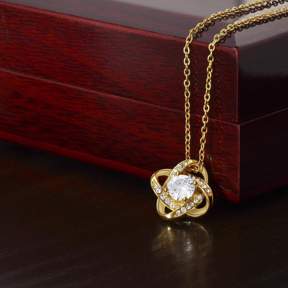 To My Smokin' Hot Wife | Love Knot Necklace | Perfect Wife Gift