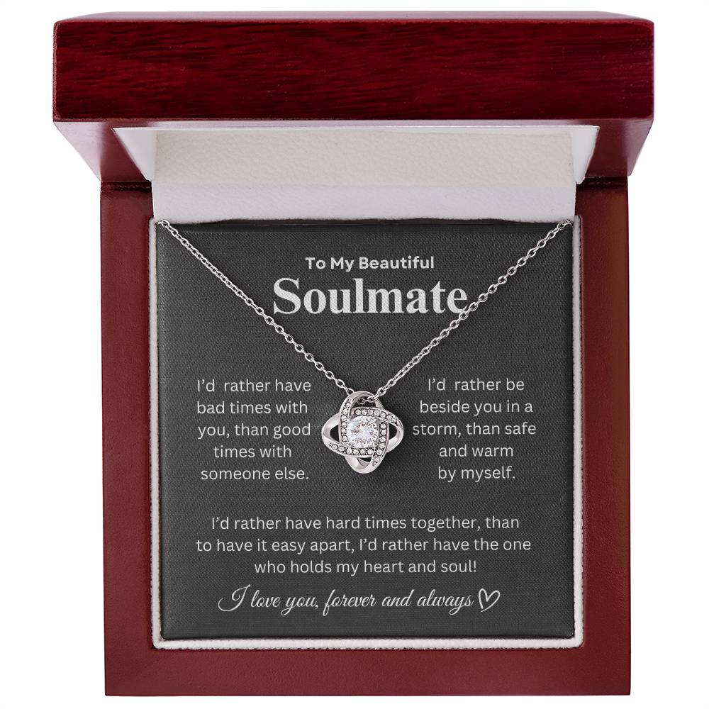To My Beautiful Soulmate Necklace | The Perfect Holiday Gift