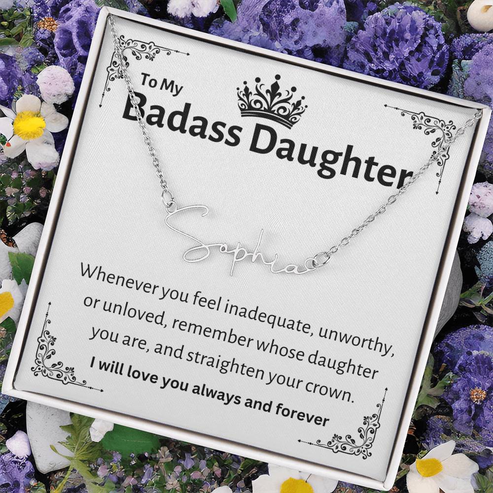 To My Badass Daughter | Perfect Christmas Gift for Daughter