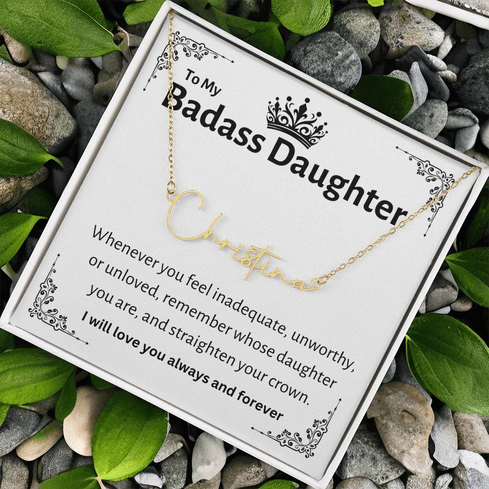 To My Badass Daughter | Perfect Christmas Gift for Daughter
