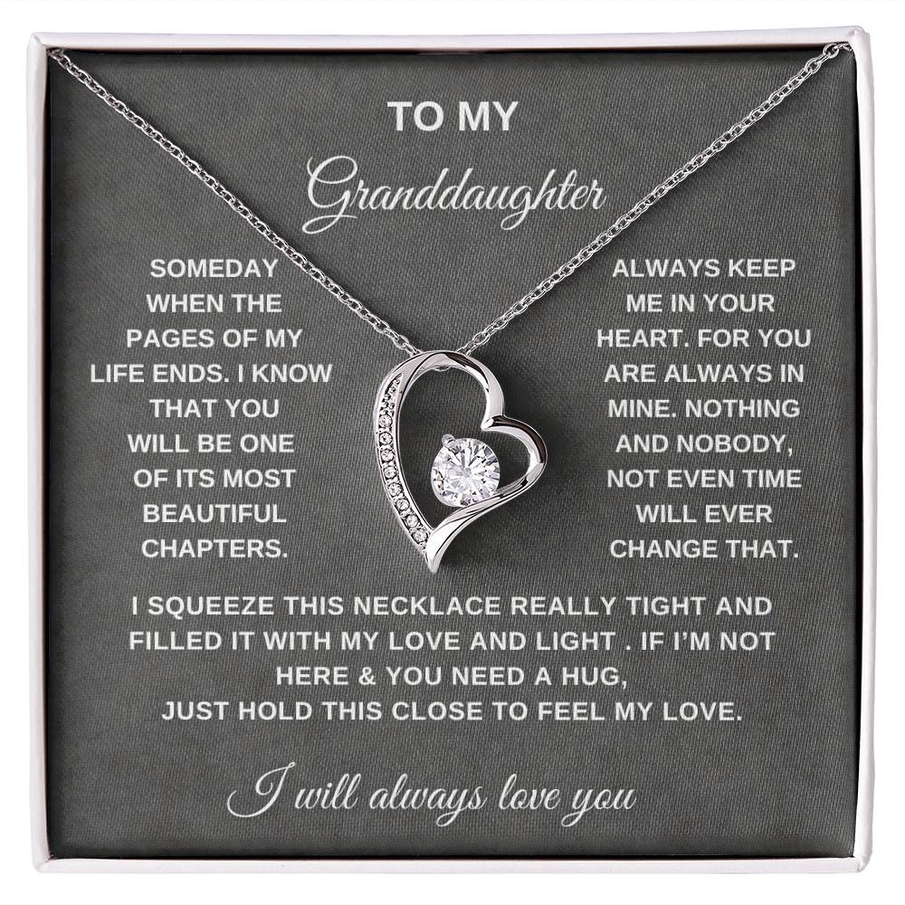 To My Granddaughter | Forever Love Necklace