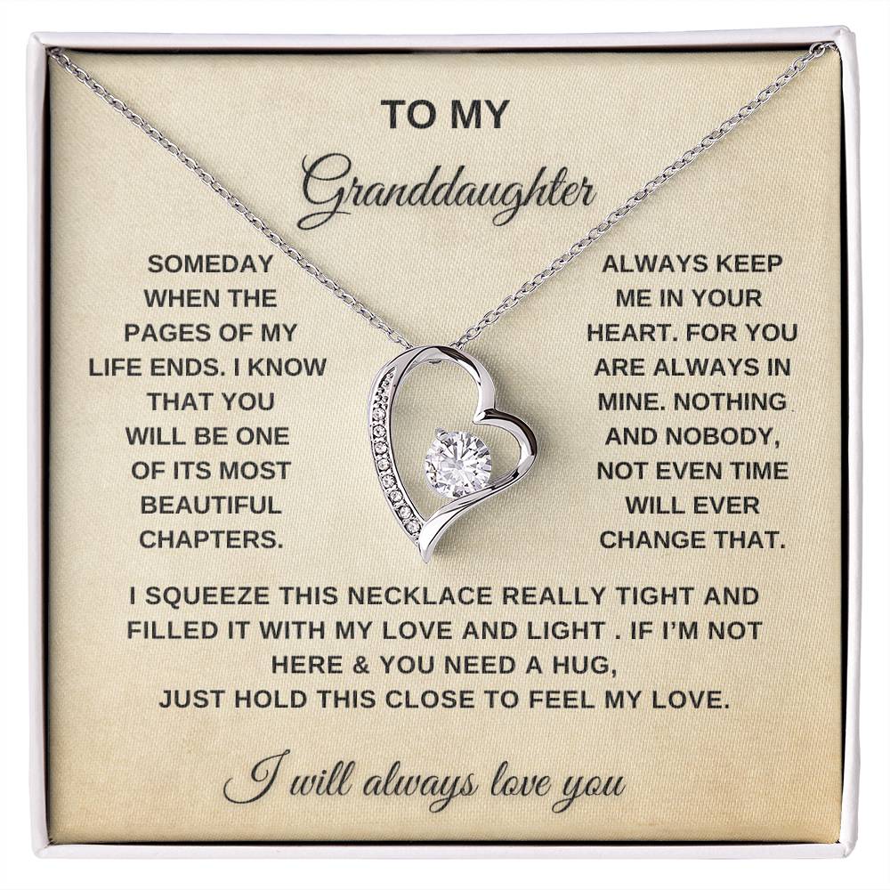To My Granddaughter | Forever Love Necklace