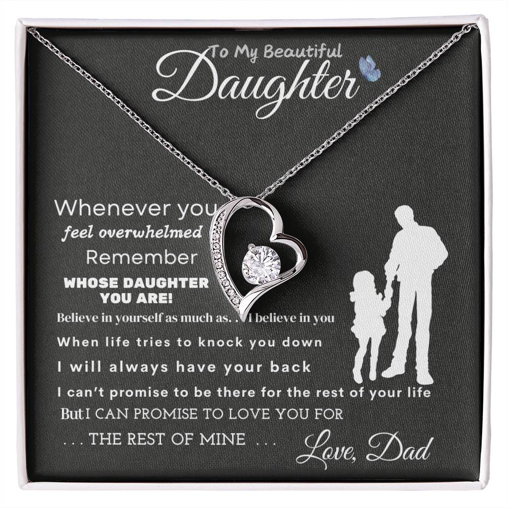 To My Beautiful Daughter | Love Knot Necklace | Perfect Daughter Gift
