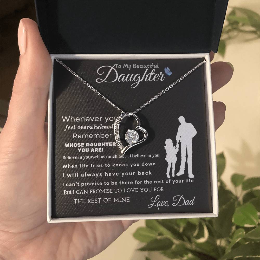 To My Beautiful Daughter | Love Knot Necklace | Perfect Daughter Gift