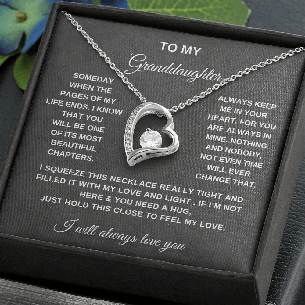 To My Granddaughter | Forever Love Necklace