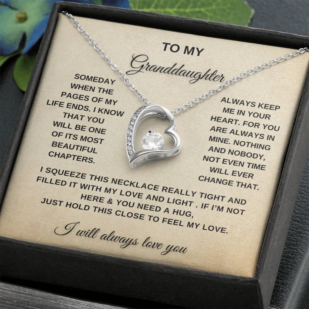 To My Granddaughter | Forever Love Necklace