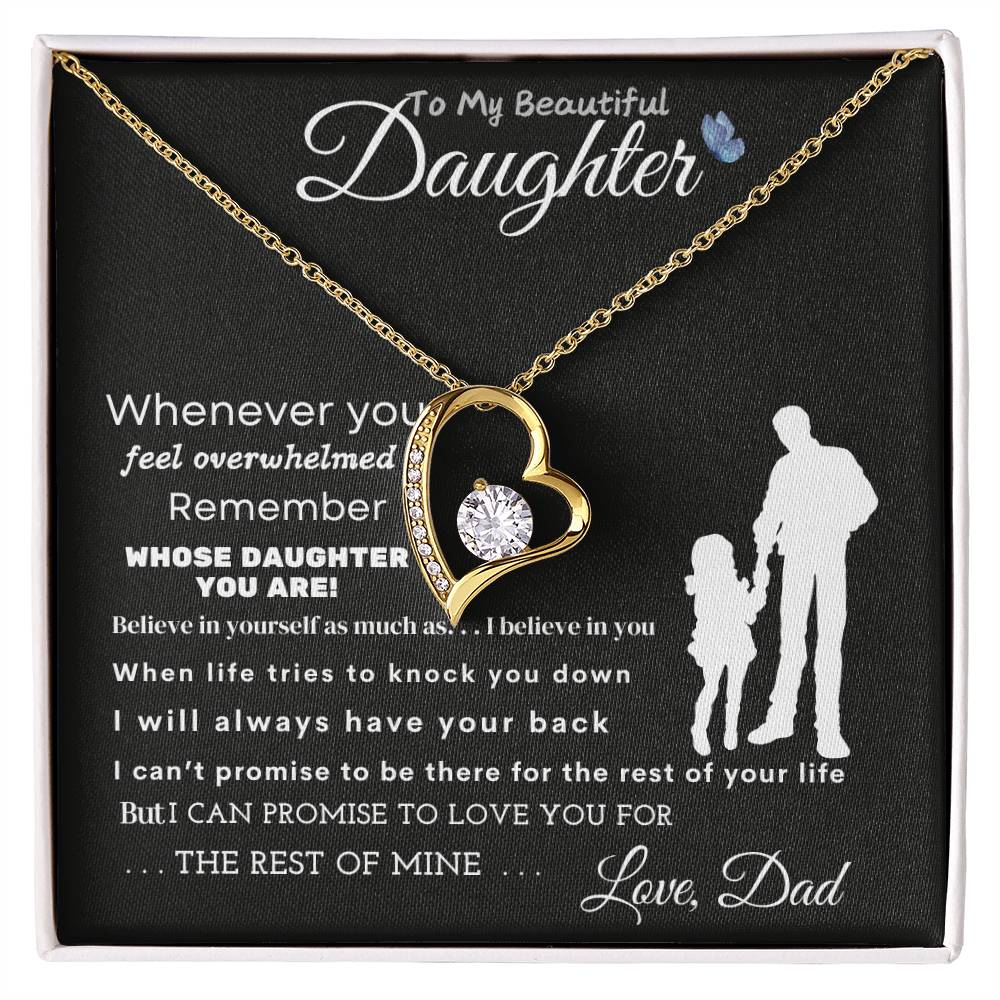 To My Beautiful Daughter | Love Knot Necklace | Perfect Daughter Gift