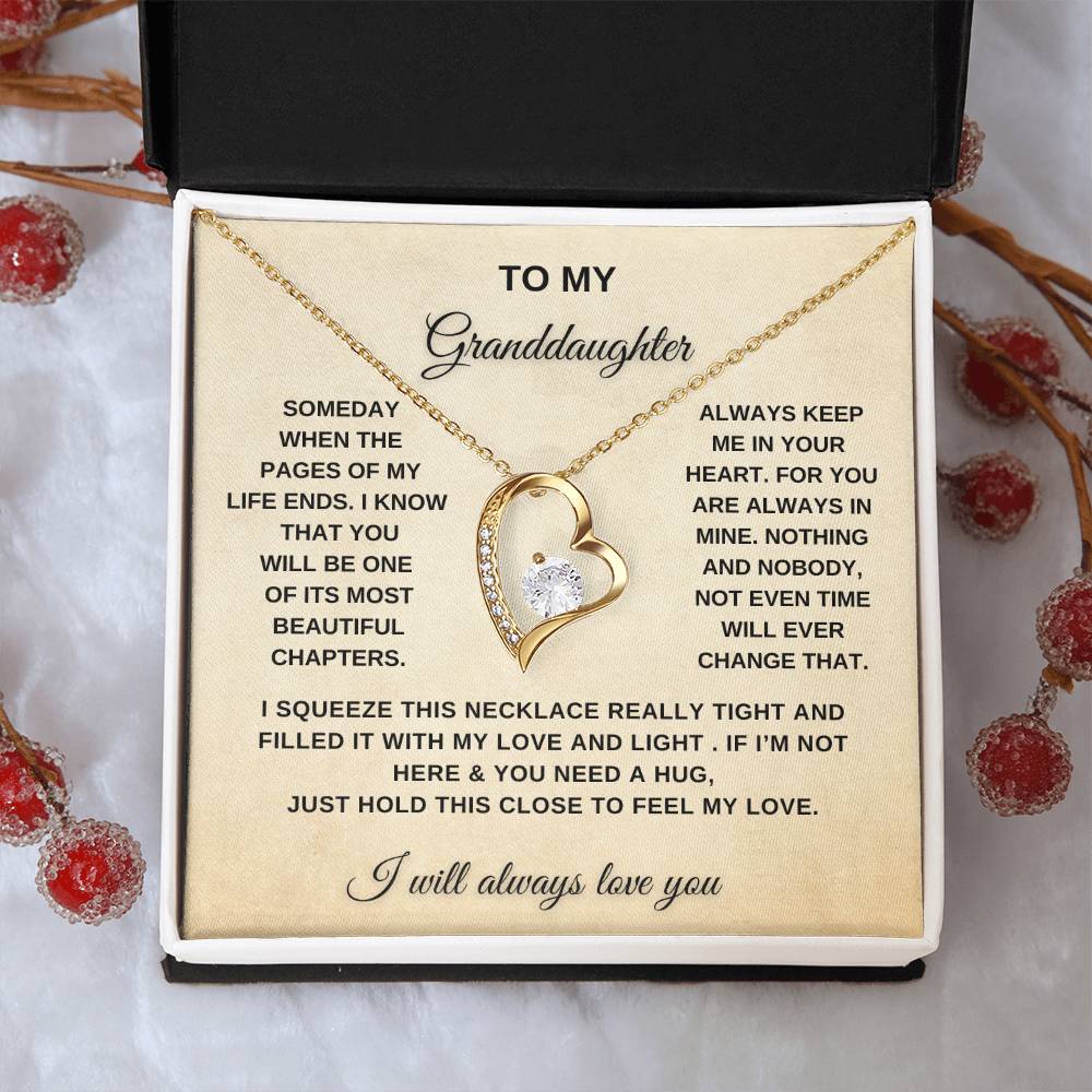 To My Granddaughter | Forever Love Necklace
