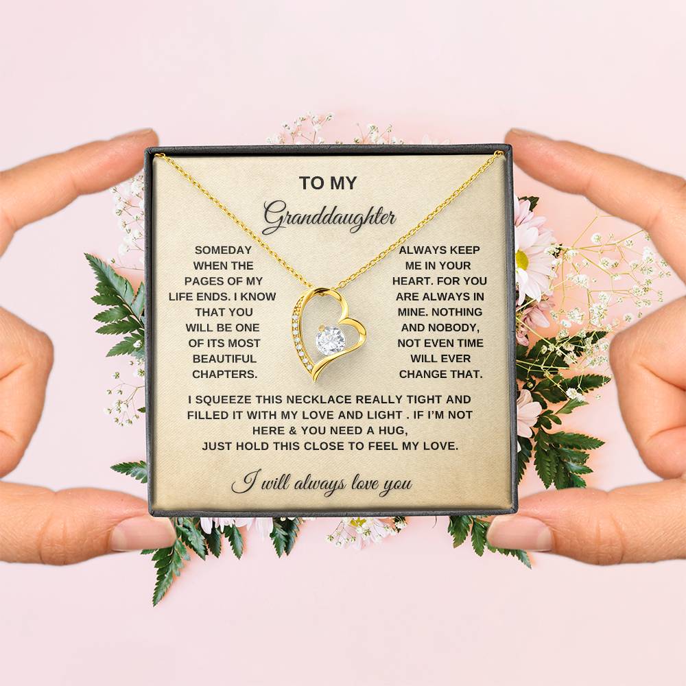 To My Granddaughter | Forever Love Necklace