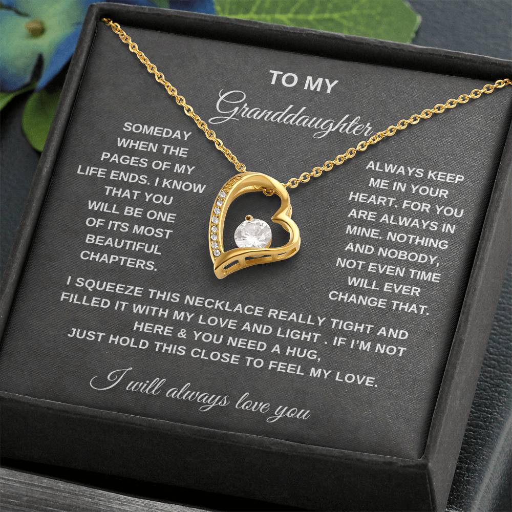 To My Granddaughter | Forever Love Necklace