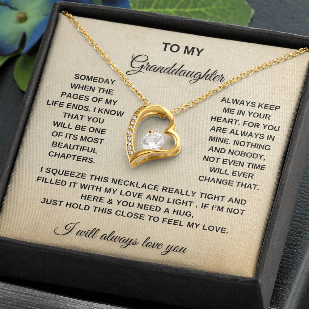 To My Granddaughter | Forever Love Necklace