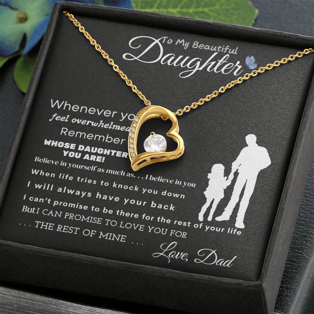 To My Beautiful Daughter | Love Knot Necklace | Perfect Daughter Gift