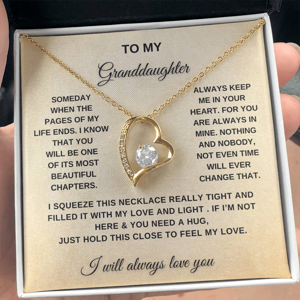 To My Granddaughter | Forever Love Necklace