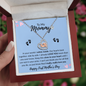 To My Mommy | Baby Feet Necklace | I Really Love You!