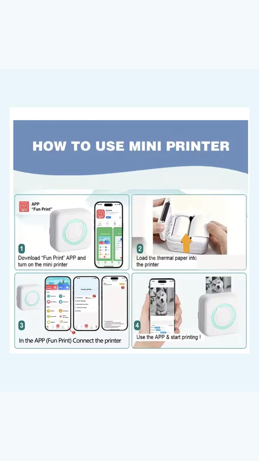 InstaStick™ Pocket Printer