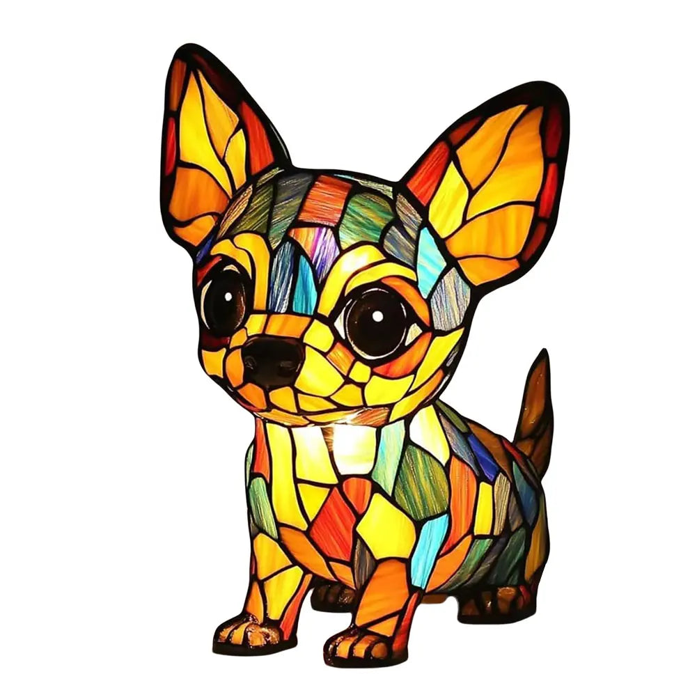 Charming Animal Resin LED Lamp