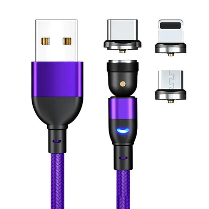 540 Degrees Fast Charging Magnetic Cable Charger