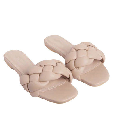 Sponge Woven Slippers Sandals Summer Women's Sandals