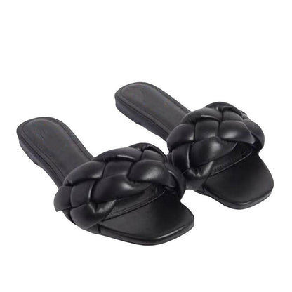 Sponge Woven Slippers Sandals Summer Women's Sandals