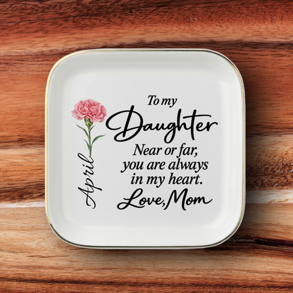 Personalized Jewelry Plate| Always In My Heart