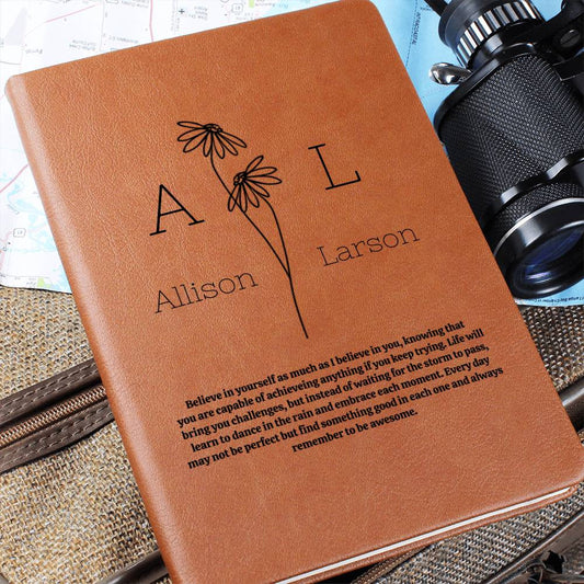 Personalized Leather Journal | Graduation Gift | Travel Journal