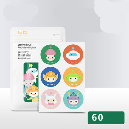 Household mosquito repellent stickers