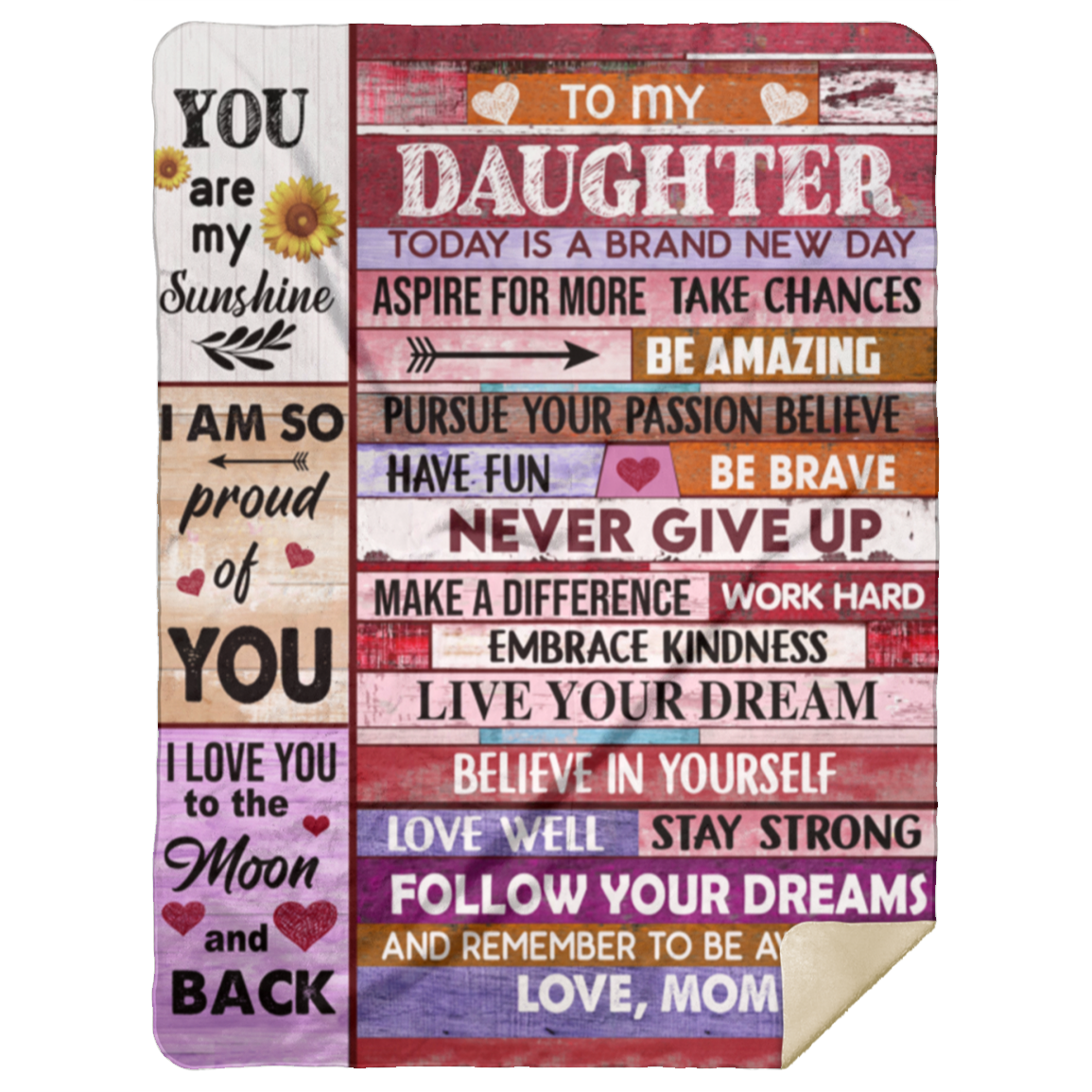 Cozy Patchwork Blanket from Mom to Daughter | Christmas Gift
