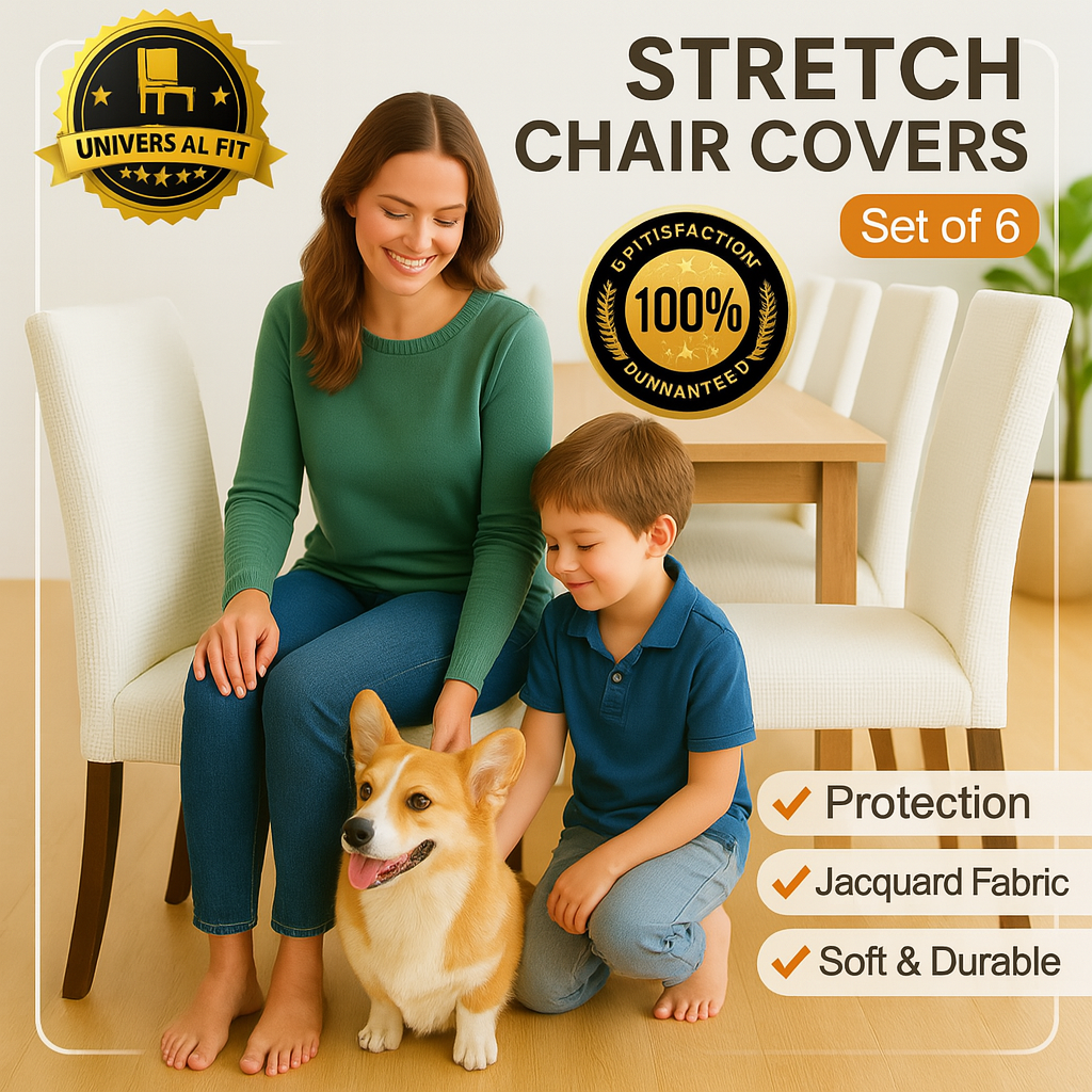 Snap-Fit LuxeShield Chair Cover