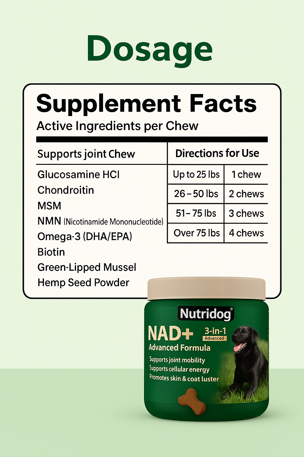 Nutridog Happy Senior Chews