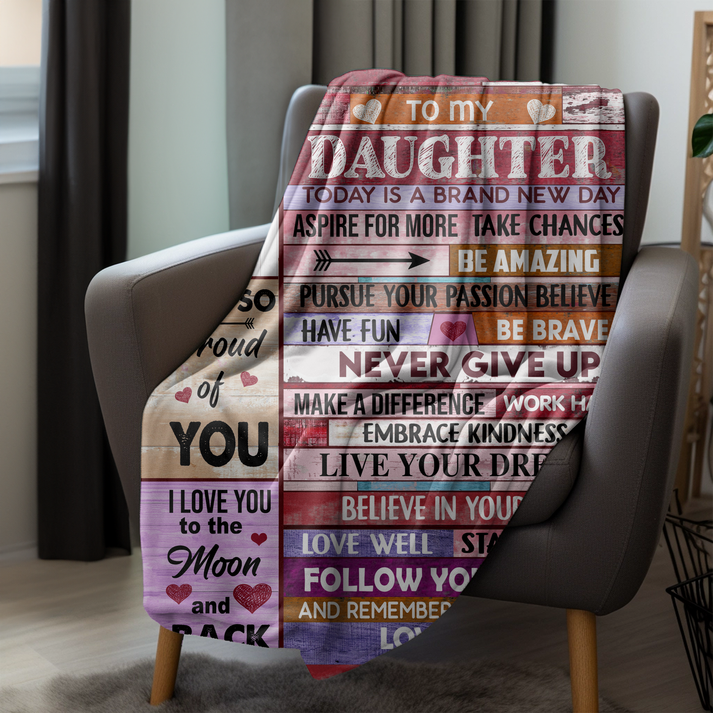Cozy Patchwork Blanket from Mom to Daughter | Christmas Gift