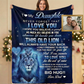 To My Daughter Lion Blanket | Perfect Daughter Gift| From Dad To Daughter