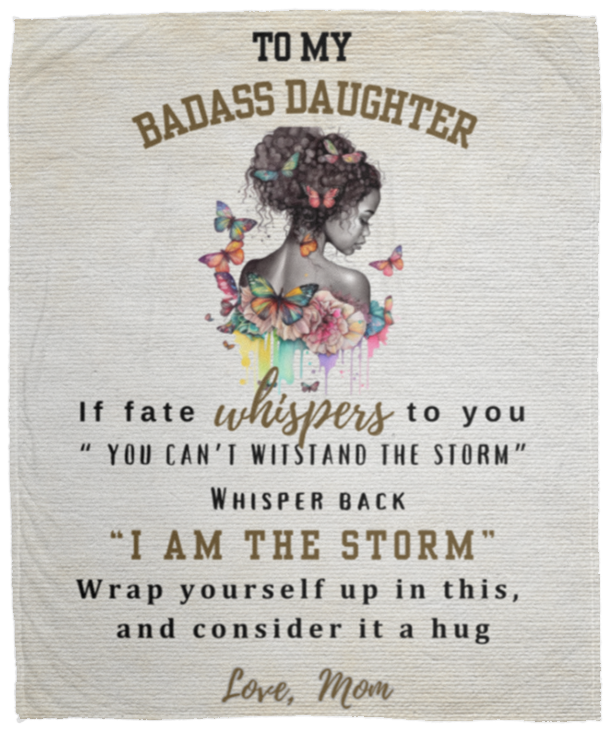 Badass  Daughter  Blanket