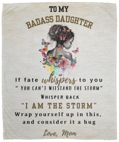 Badass  Daughter  Blanket