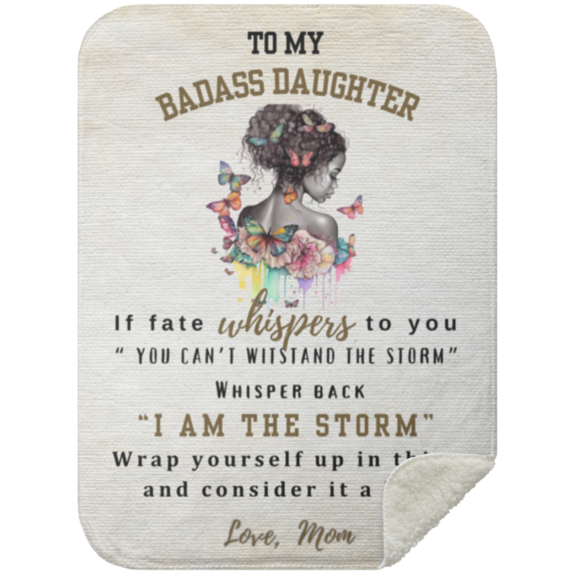 Badass  Daughter  Blanket