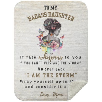 Badass  Daughter  Blanket